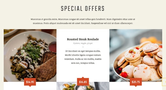 Dedicated Offers Page