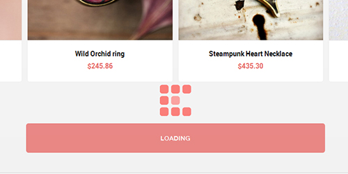 Ajax loading supported on Home page